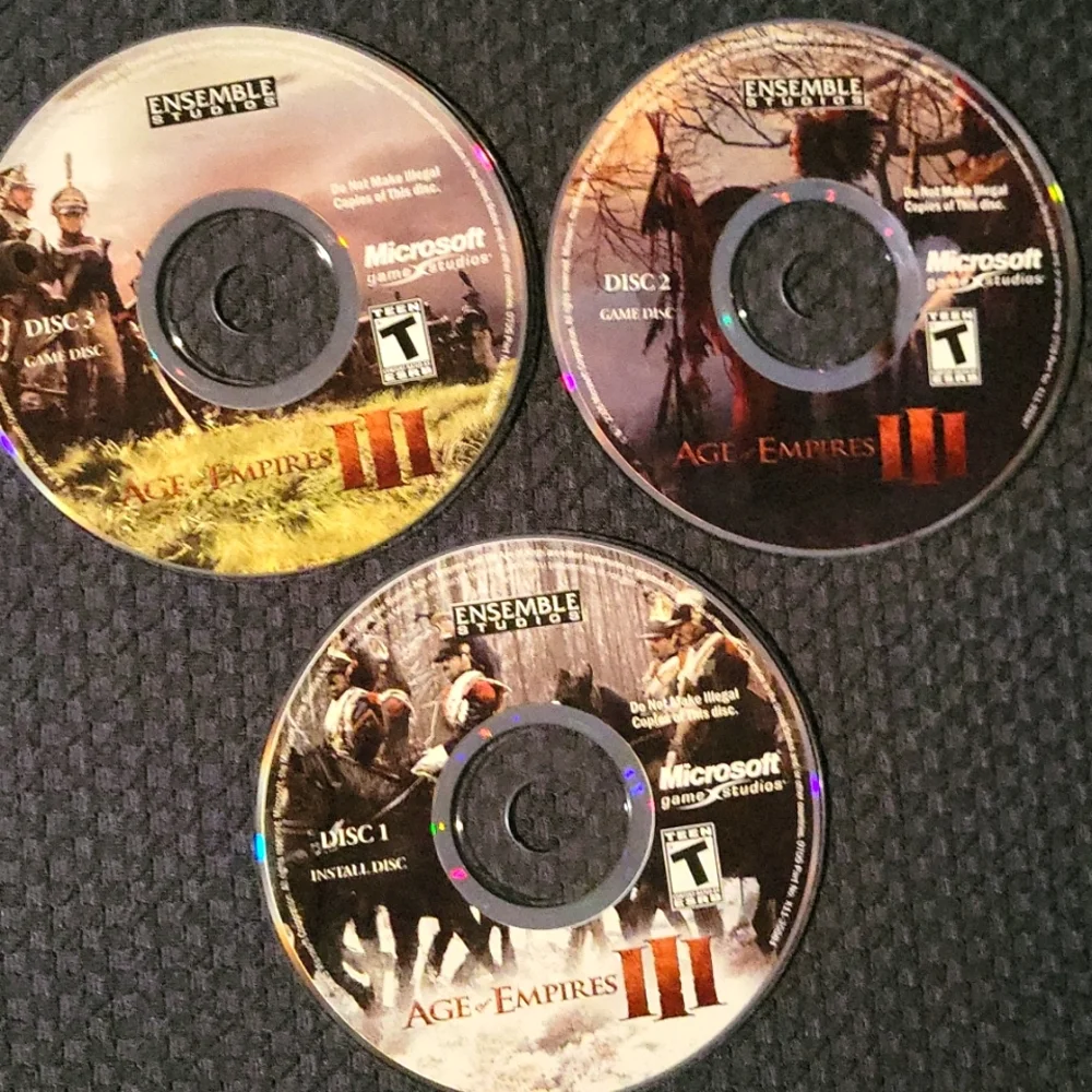 Age of Empires III PC cd-rom software